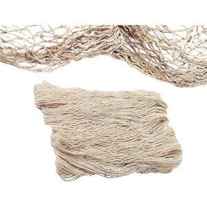 Nautical fish net decor beach theme pirate mermaid party Hawaiian coastal backdr